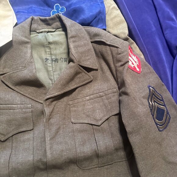 WWII Korea 88th Blue Devils Scarwaf Uniform & Identity WW2 ID Cards Life Story - Picture 11 of 16